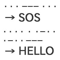 Convert Morse code to text